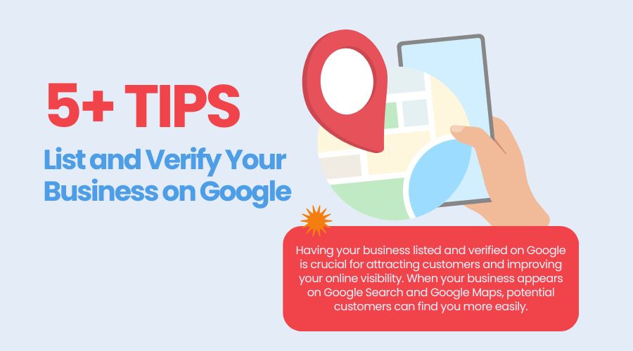 5+ Important Tips to List and Verify Your Business on Google