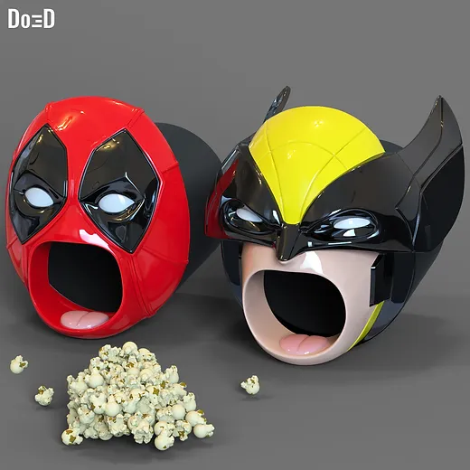 wolverine deadpool popcorn buckets