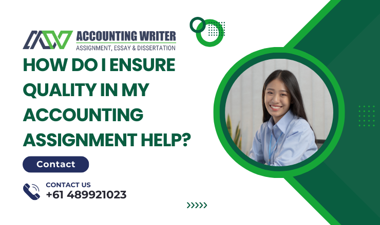 Accounting Assignment Help