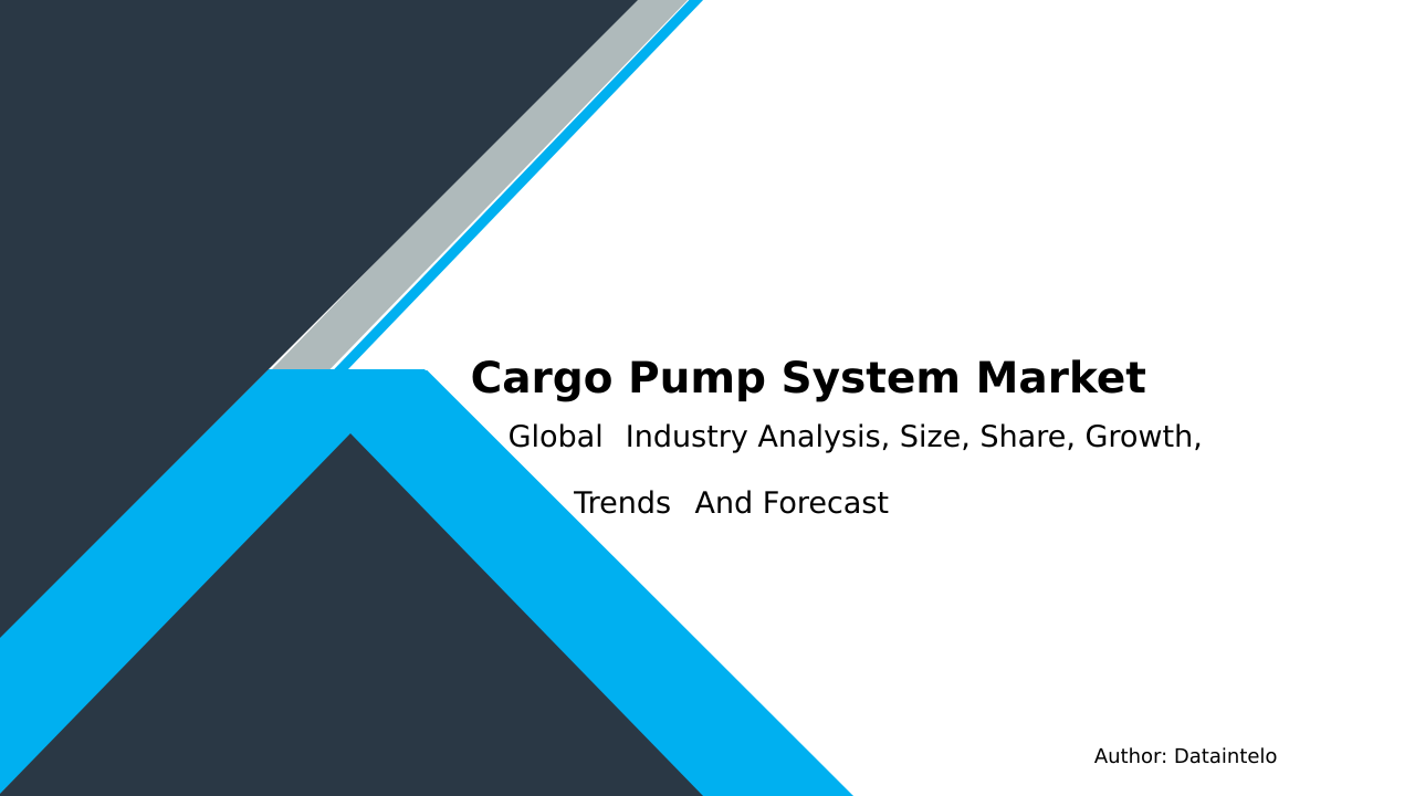 Cargo Pump System Market