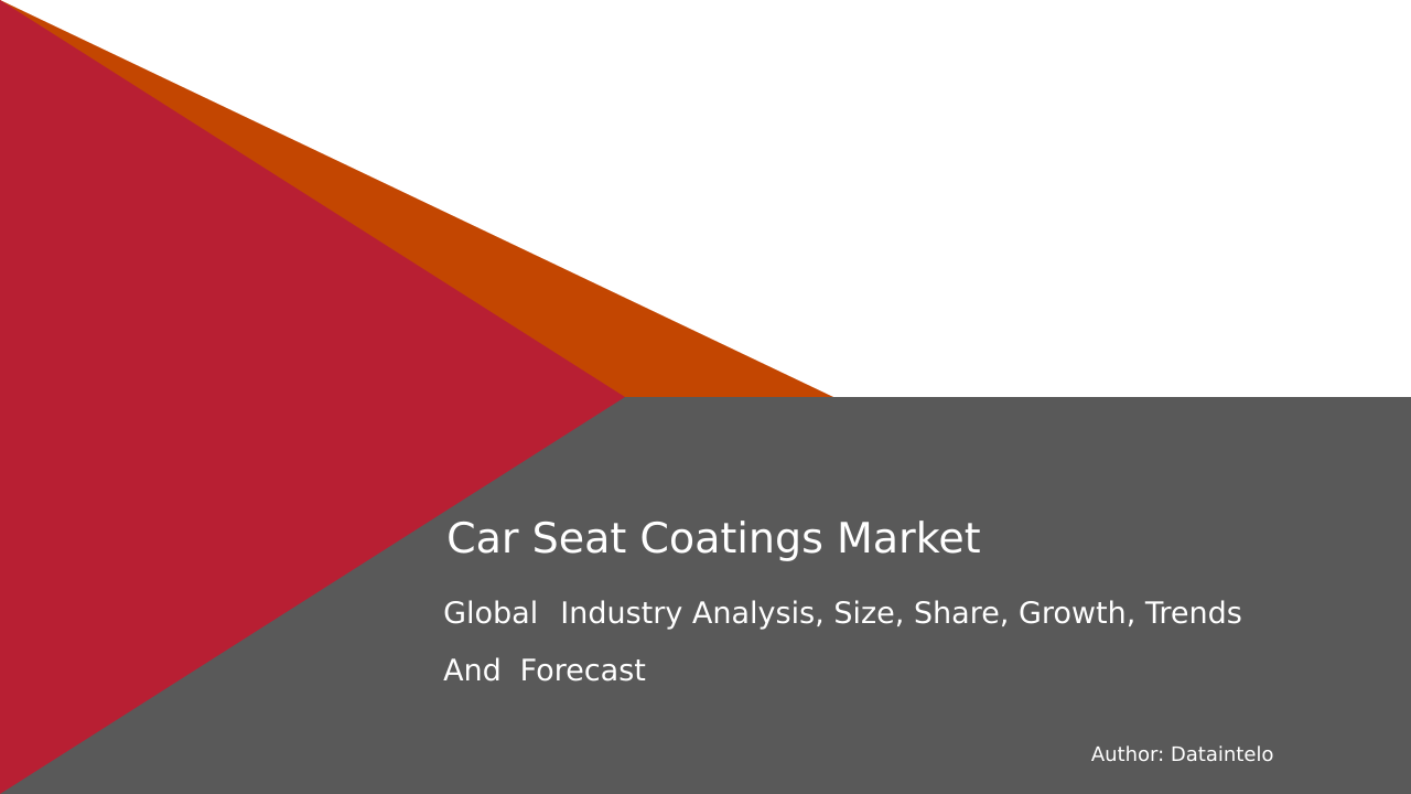 Car Seat Coatings Market