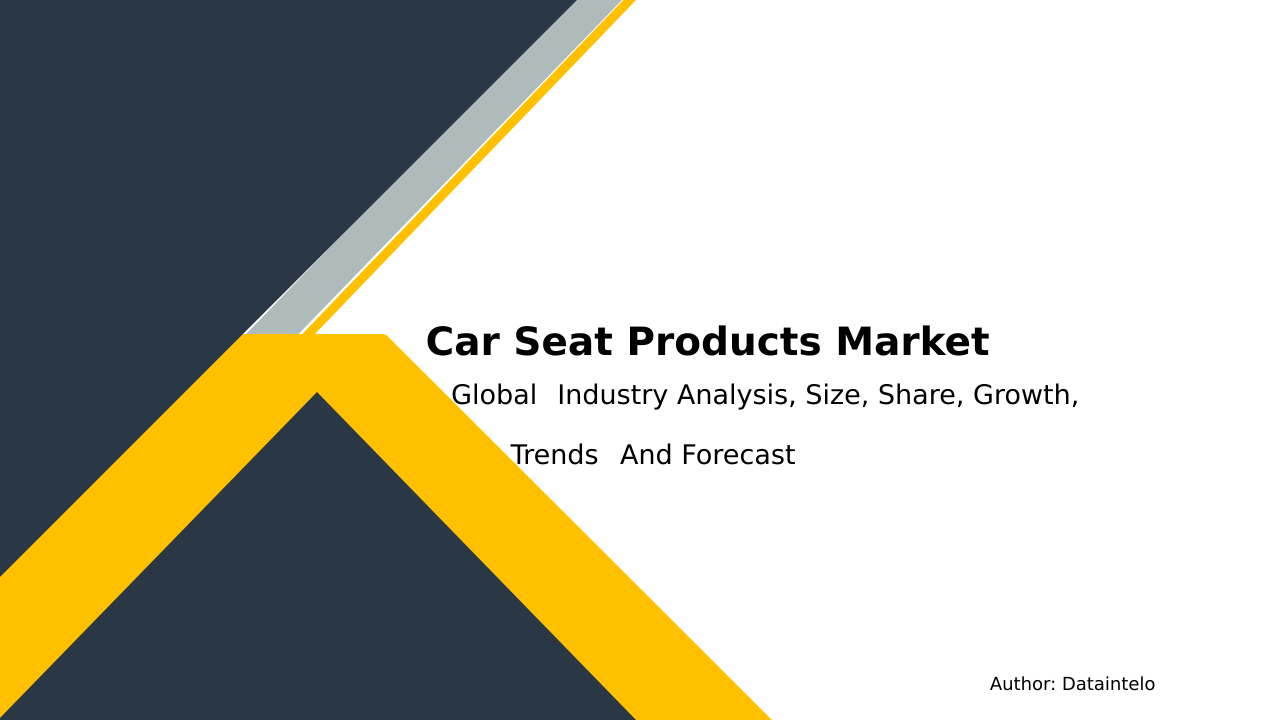 Car Seat Products Market