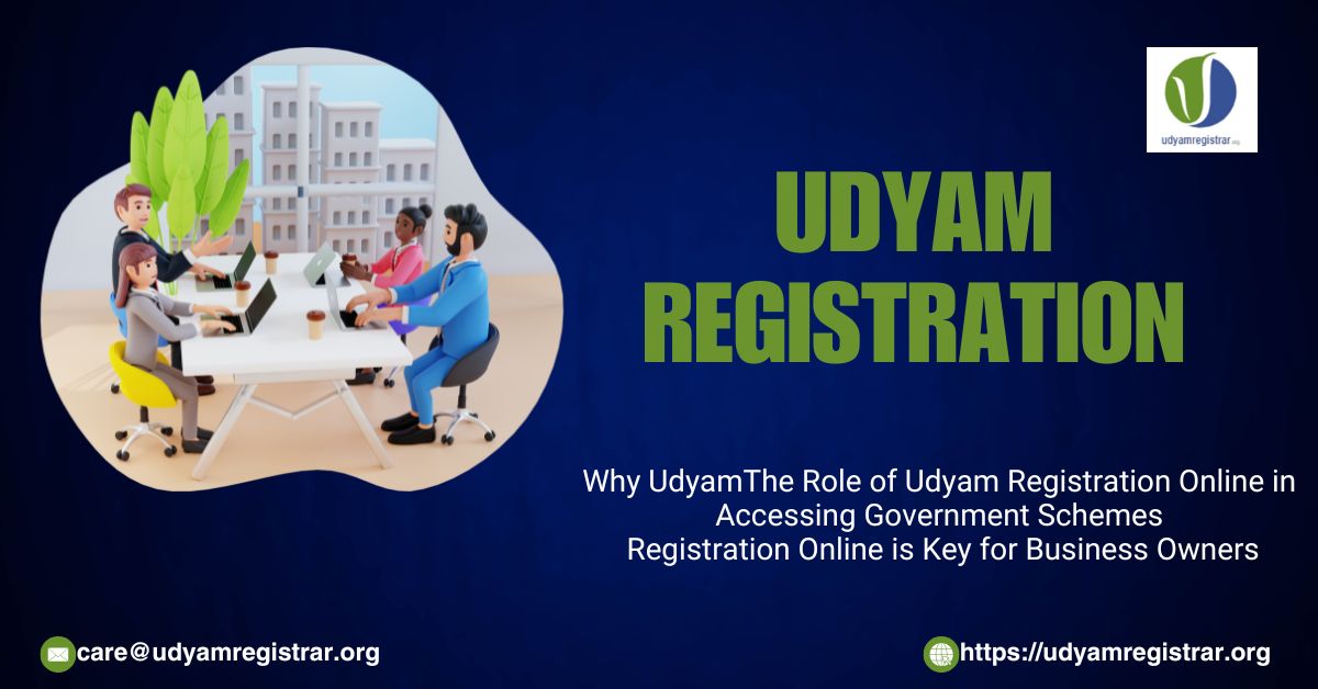 The Role of Udyam Registration Online in Accessing Government Schemes